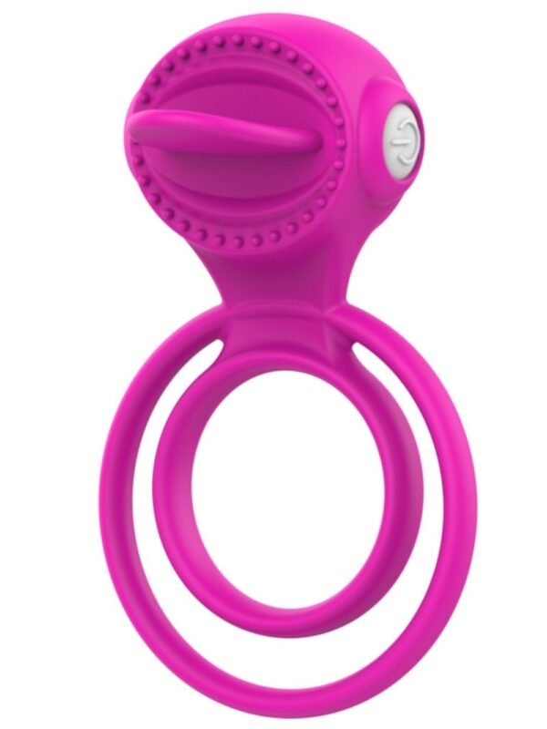 Anneau vibrant extensible rose