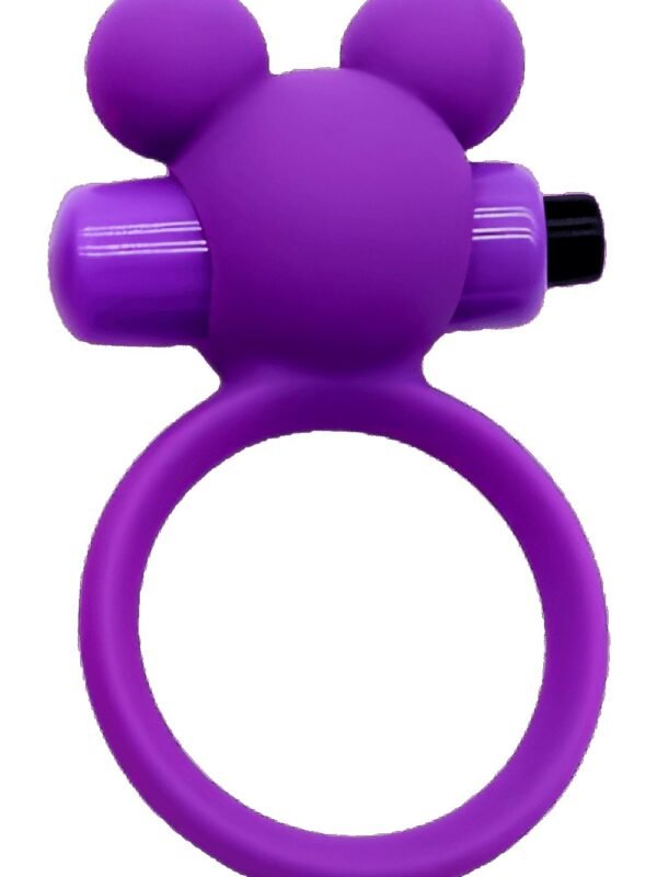 Anneau vibrant ourson violet