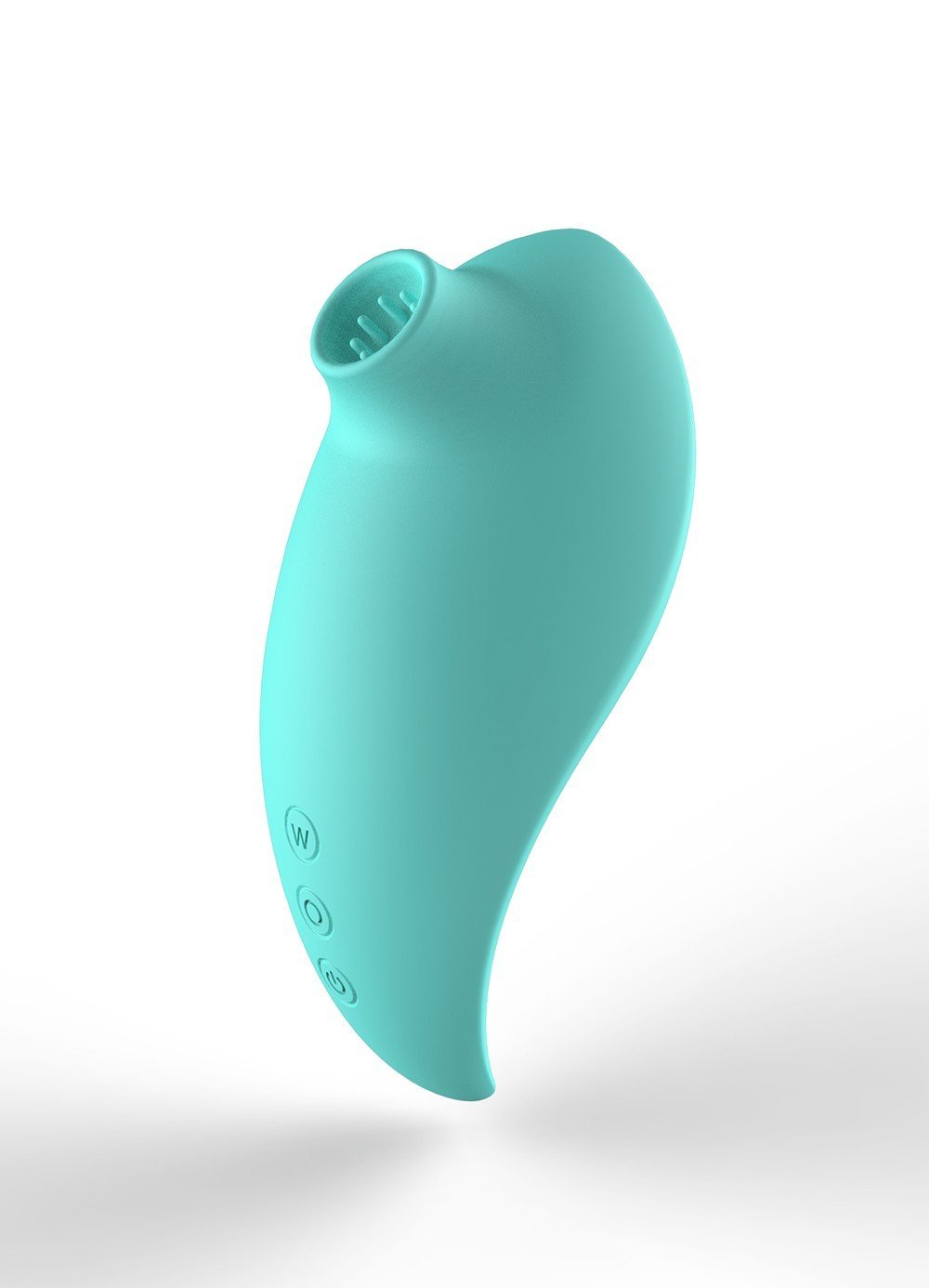 Aspirateur à clitoris avec œuf vibrant turquoise