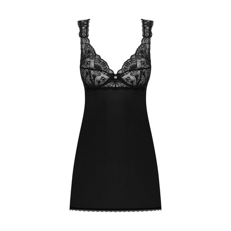 Babydoll Donna Dream noir, dos exposé – Obsessive