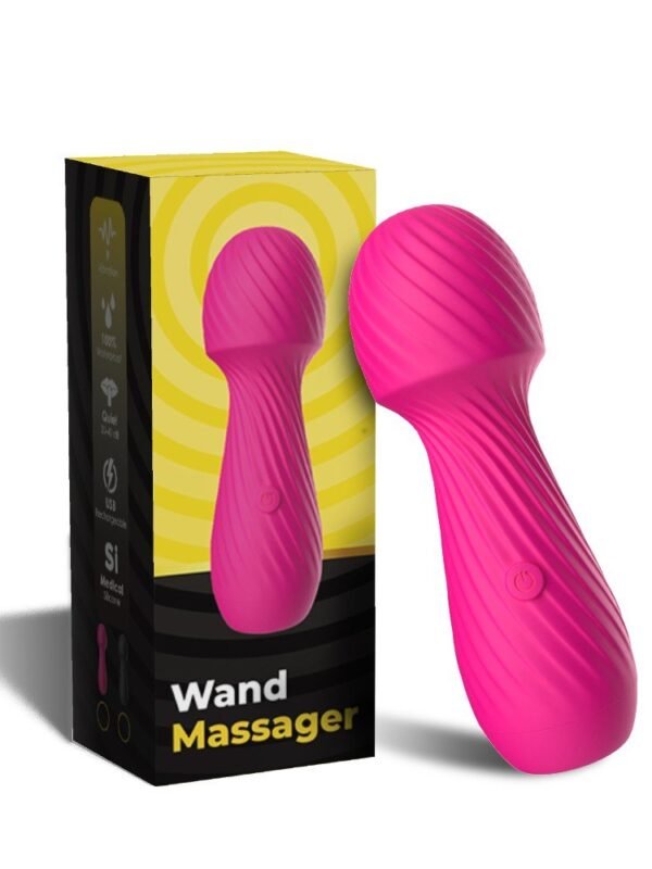 Baguette vibrante de massage rose
