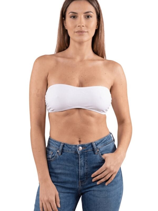 Bandeau de poitrine blanc stretch – Be Lily