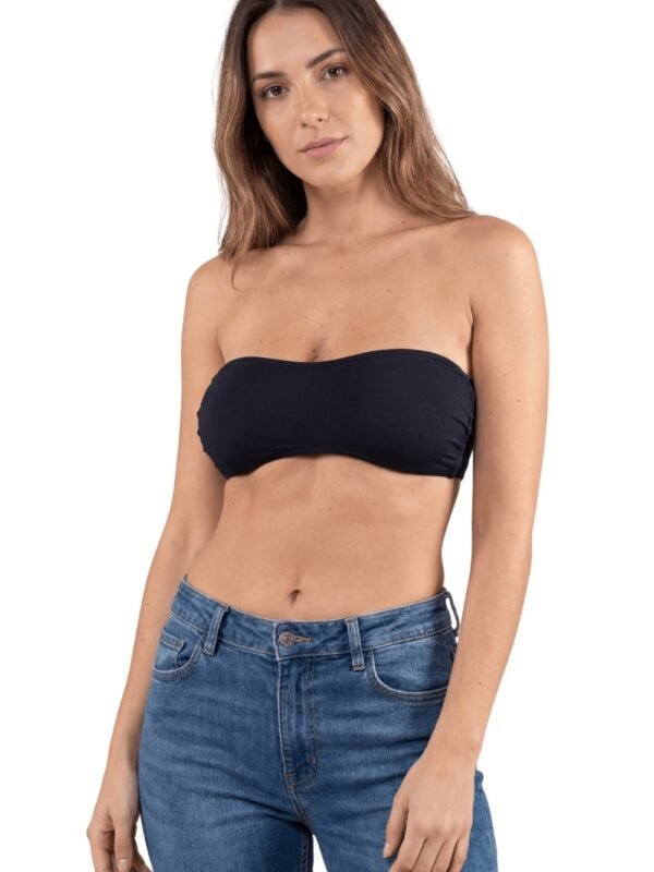 Bandeau de poitrine noir extensible – Be Lily