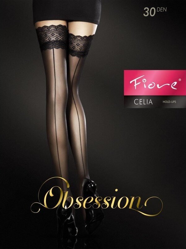 Bas autofixants à couture Celia 30 DEN – Fiore