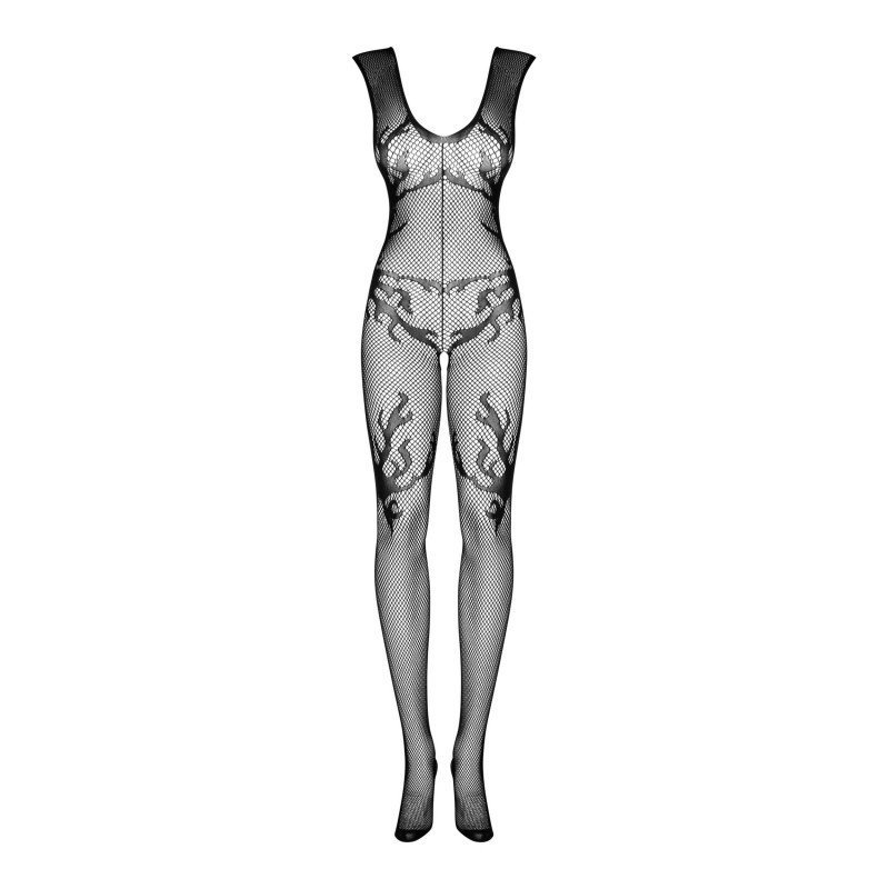 Bodystocking ouvert F241 filet noir dos nu – Obsessive