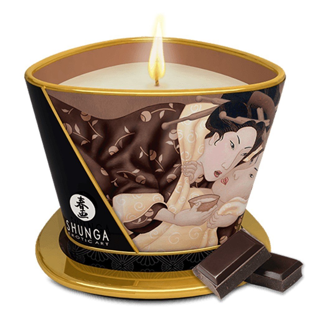 Bougie de massage parfum chocolat 170 ml