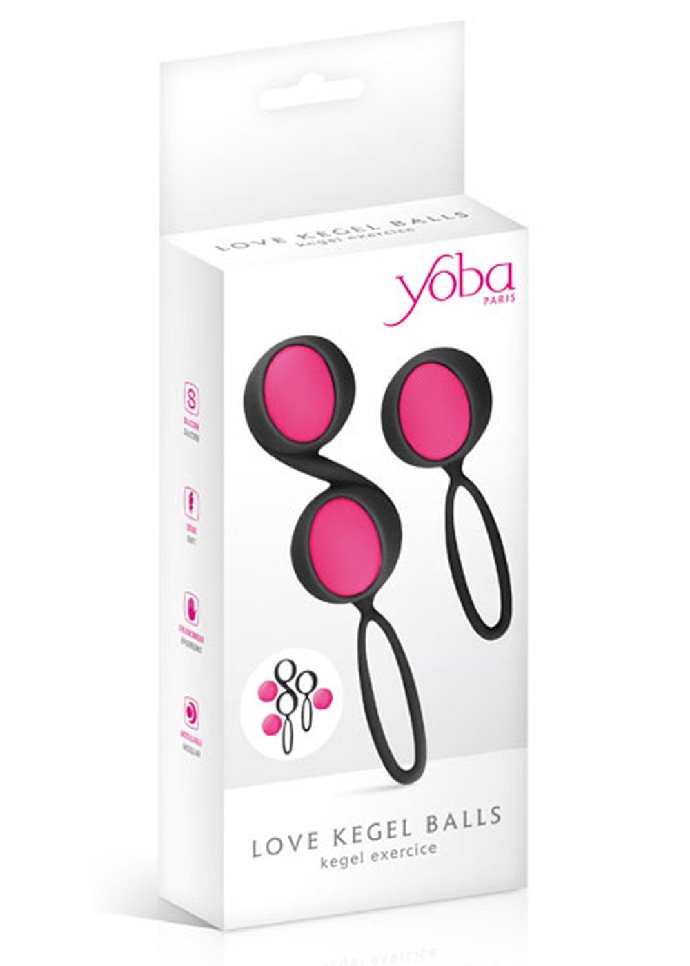 Boules de geisha à billes amovibles noires