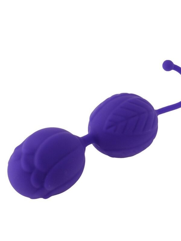 Boules de geisha en silicone violettes