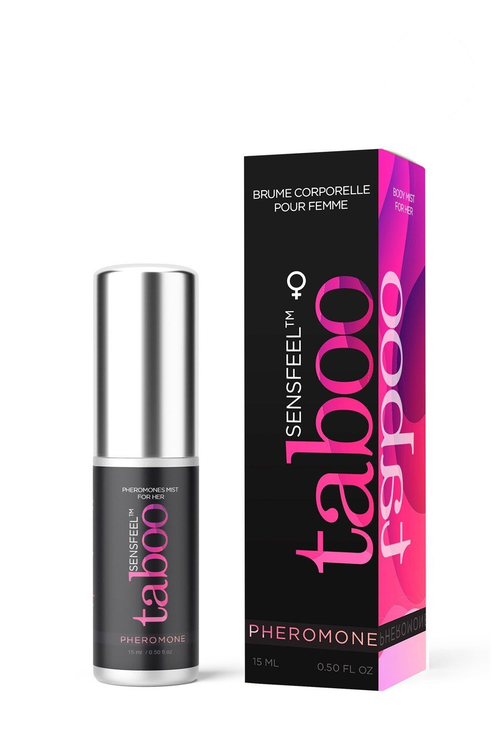 Brume corporelle aux phéromones pour femme 15 ml