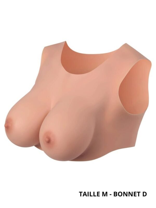 Buste faux seins réalistes bonnet D
