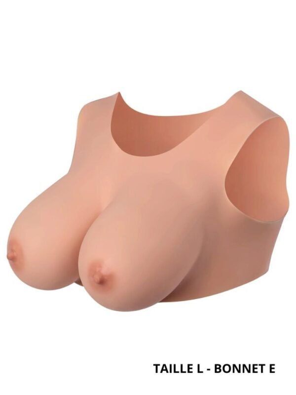 Buste faux seins réalistes bonnet E