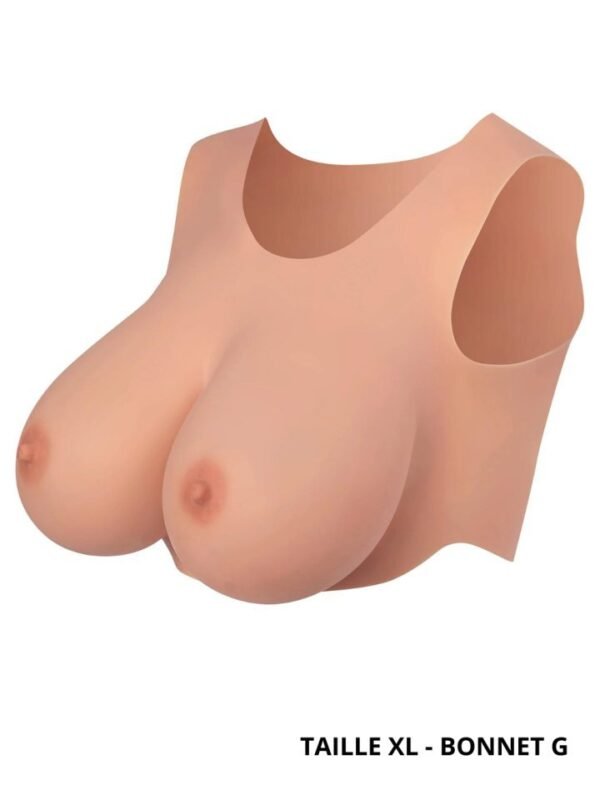 Buste faux seins réalistes bonnet G