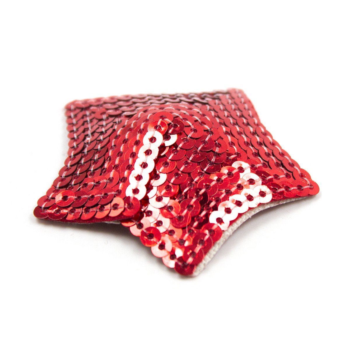 Cache-seins sexy étoile à sequins rouges