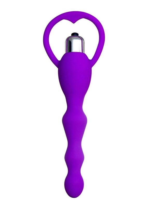 Chapelet anal vibrant violet