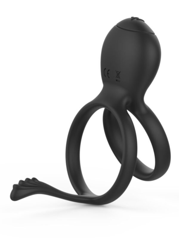 Cockring double anneau vibrant