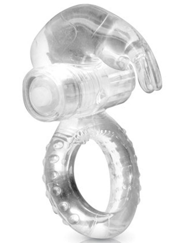 Cockring vibrant avec stimulateur de clitoris