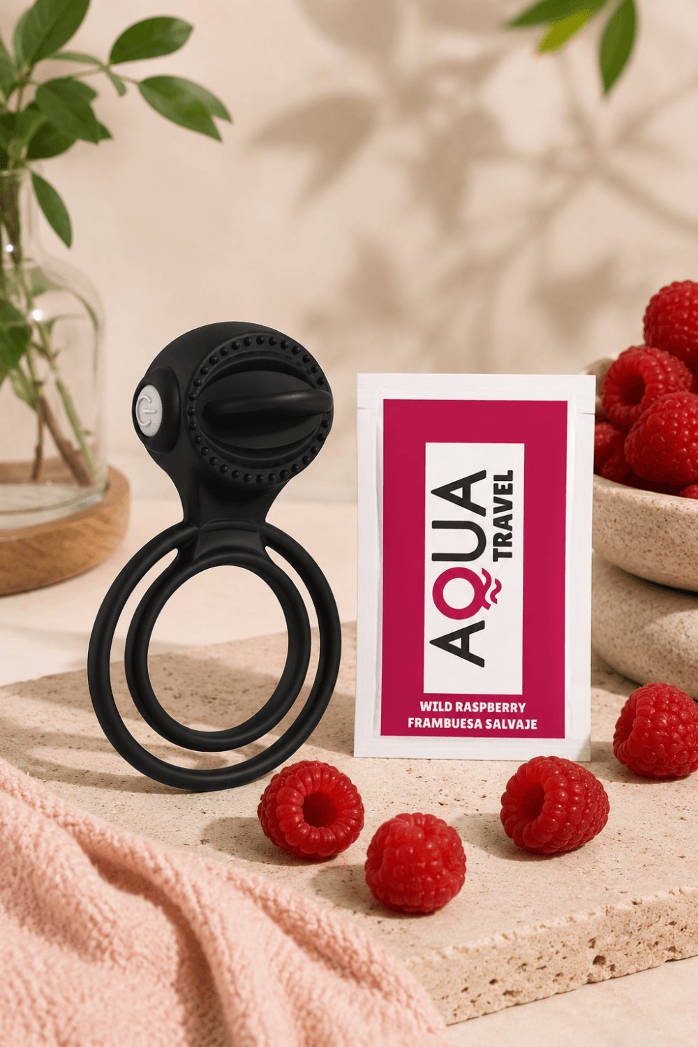 Cockring vibrant extensible noir