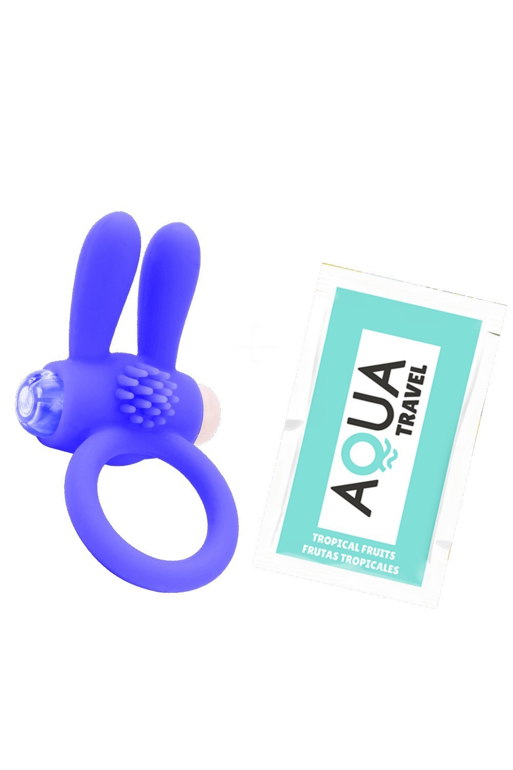 Cockring vibrant rabbit bleu