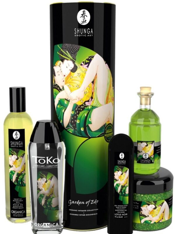 Coffret bio massage, lubrifiant et sels de bain