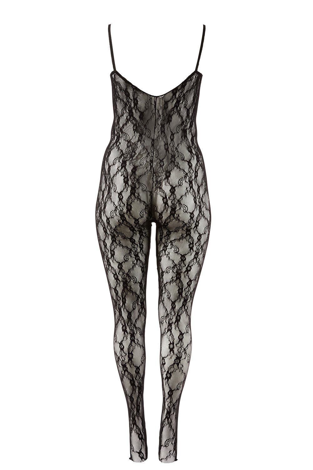 Combinaison dentelle noire à décolleté croisé – Cottelli