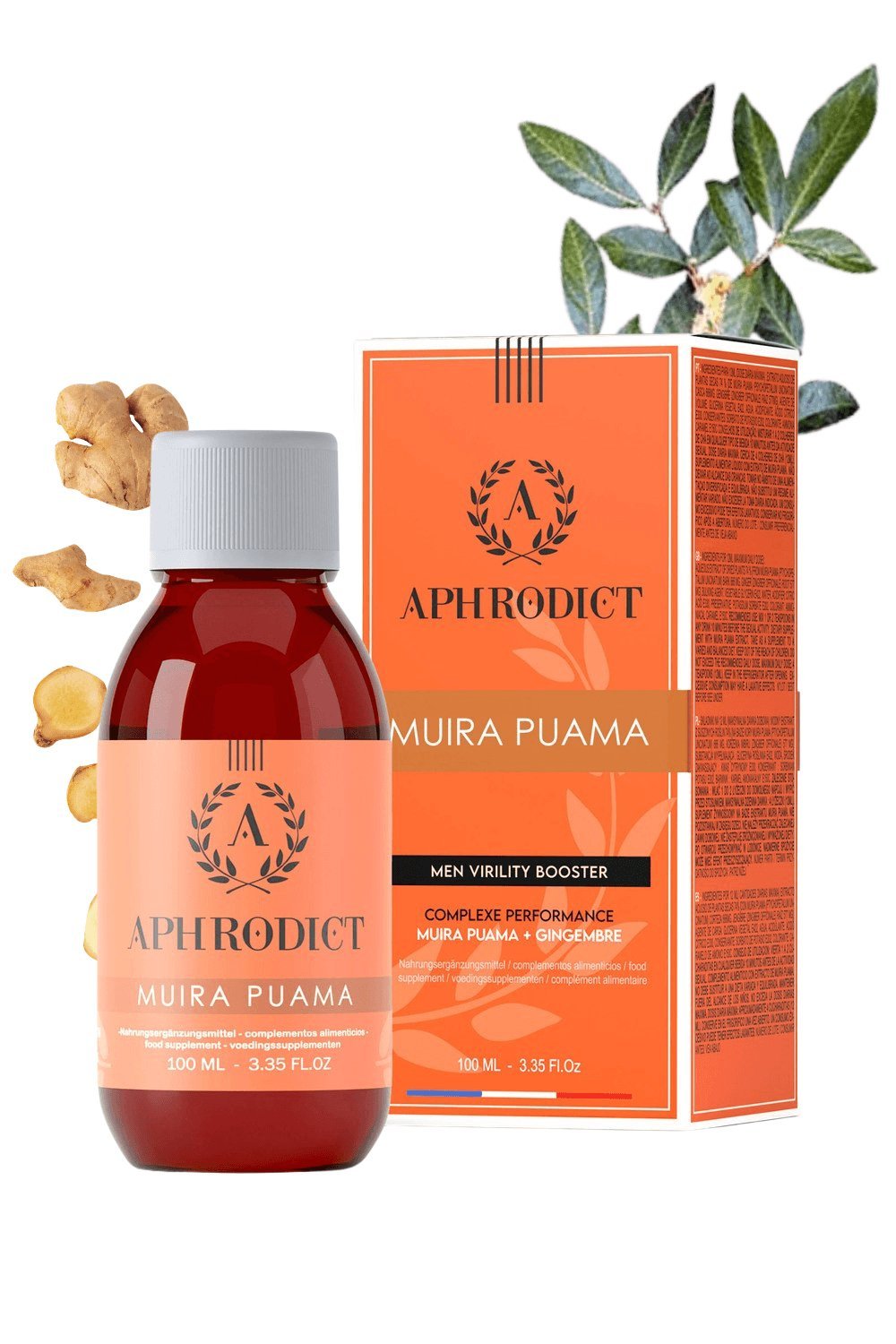 Complément alimentaire muira puama pour homme 100 ml