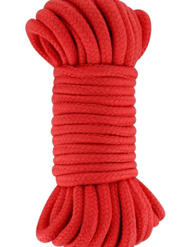 Corde shibari rouge en coton 10 m