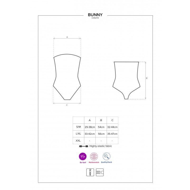 Costume de lapine sexy avec masque
