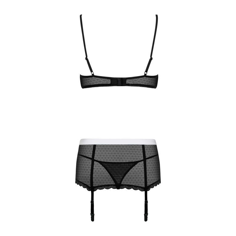 Costume de soubrette sexy avec bas