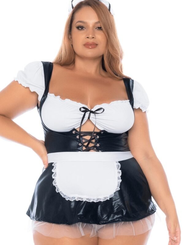 Costume soubrette 3 pièces effet mouillé – Mapalé