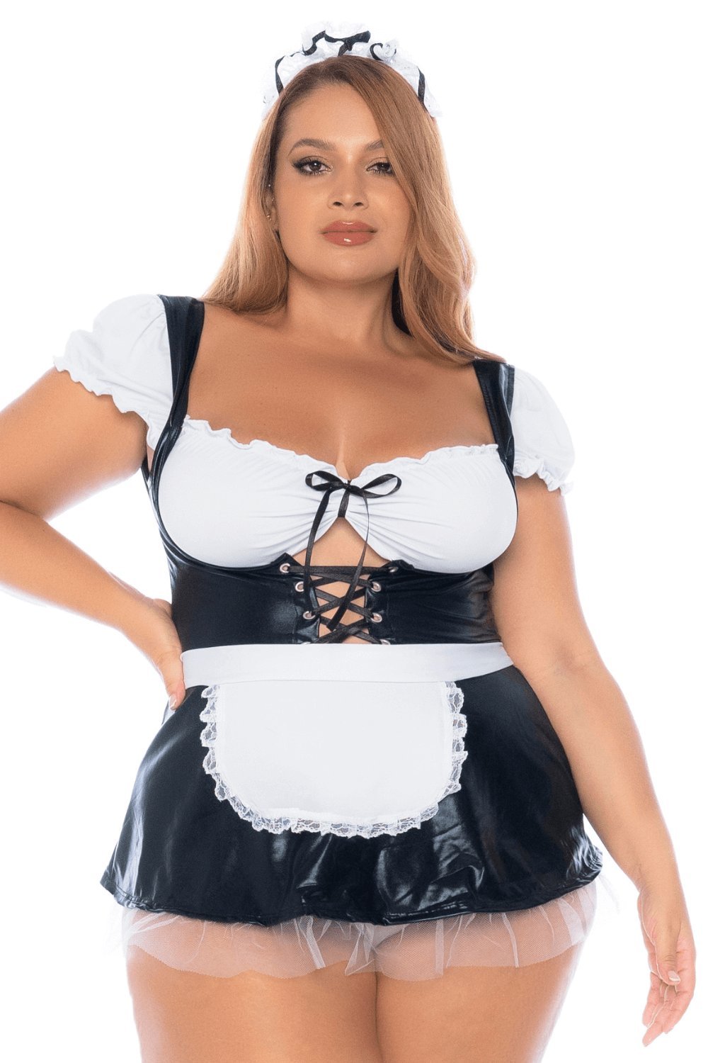 Costume soubrette 3 pièces effet mouillé – Mapalé