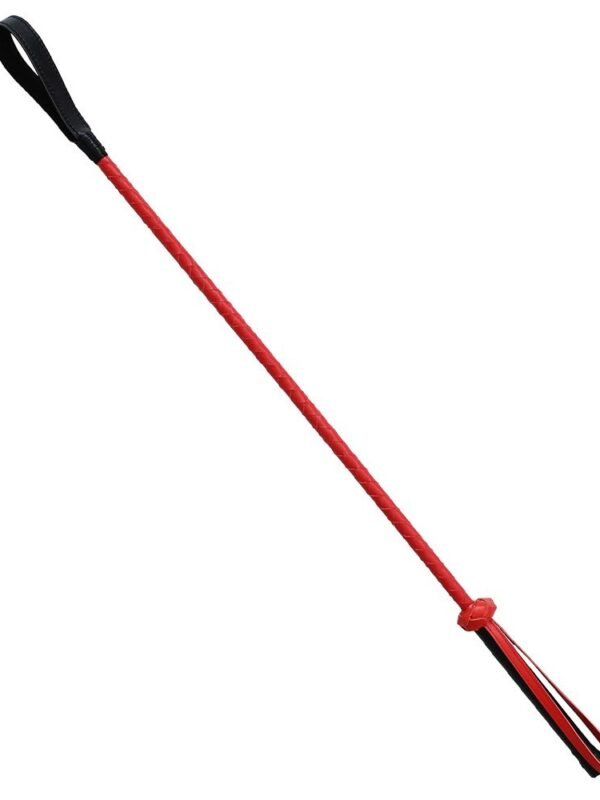 Cravache rigide rouge 71 cm