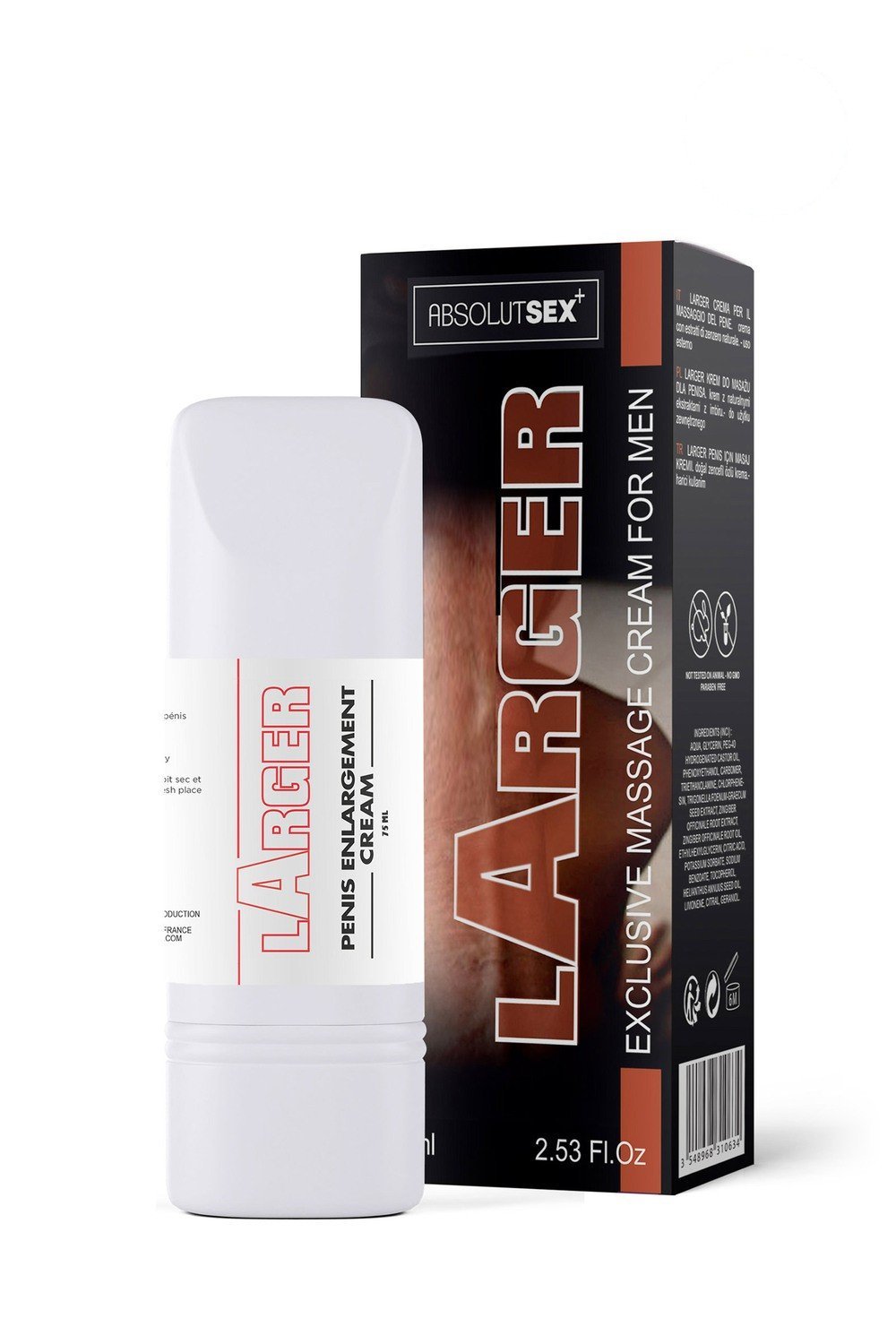 Crème de massage intime homme au fenugrec 75 ml