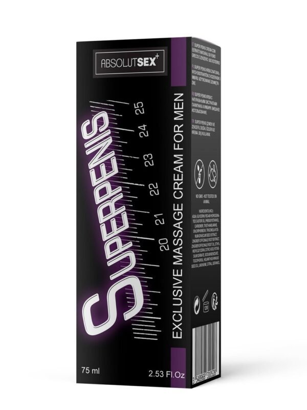 Crème de massage pour pénis au gingembre 75 ml
