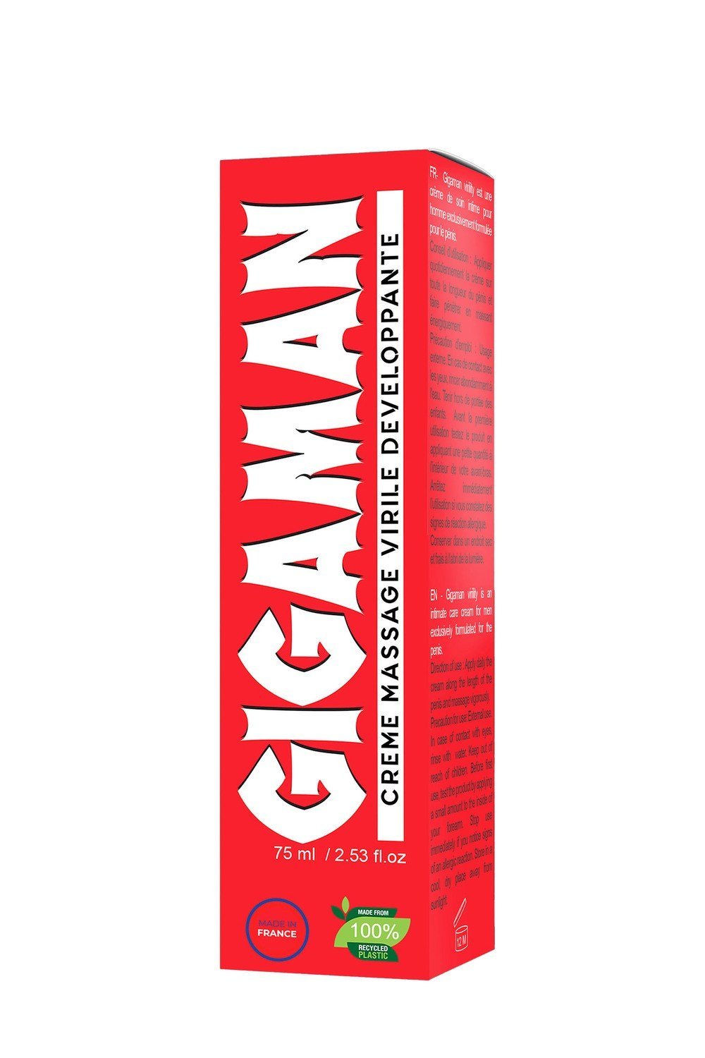 Crème de soin masculine au gingembre 75 ml