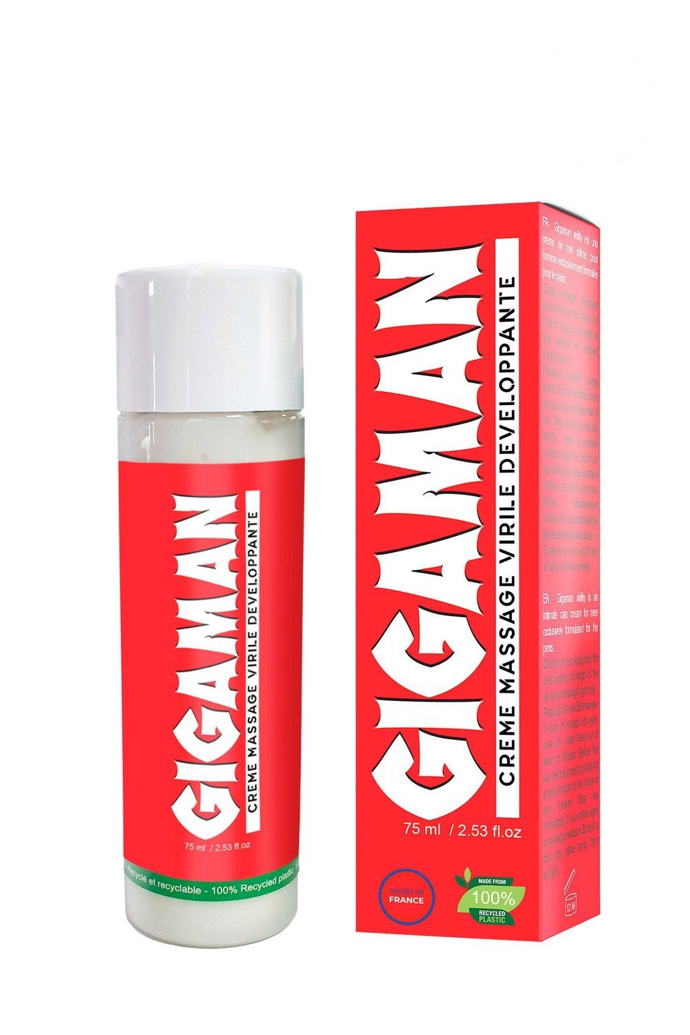 Crème de soin masculine au gingembre 75 ml