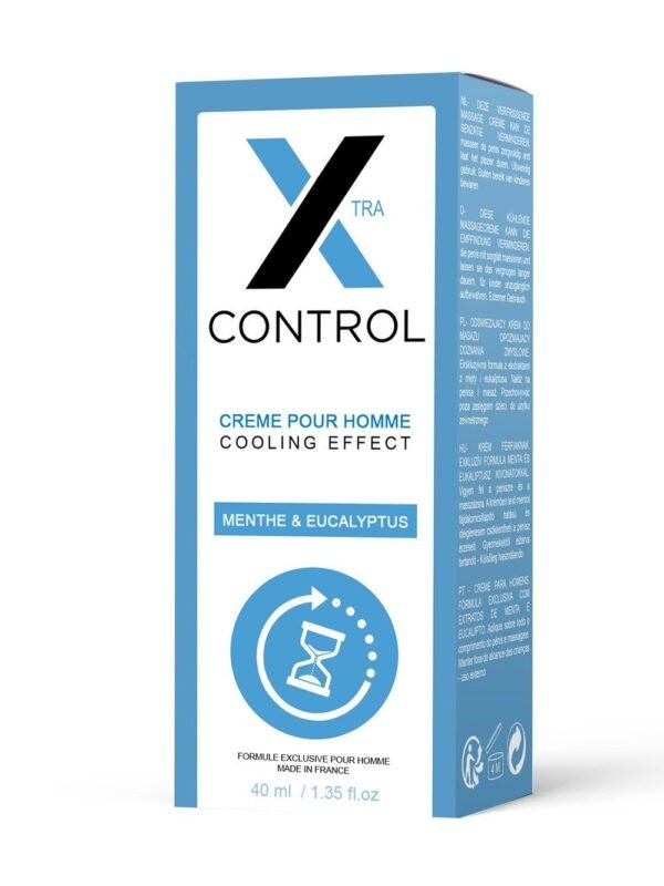 Crème intime retardante à la menthe
