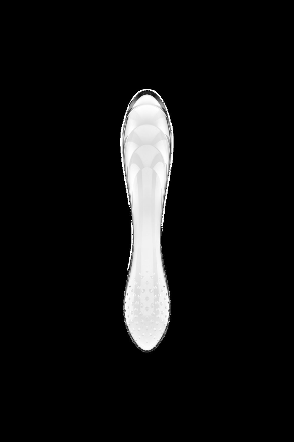 Dildo en verre transparent