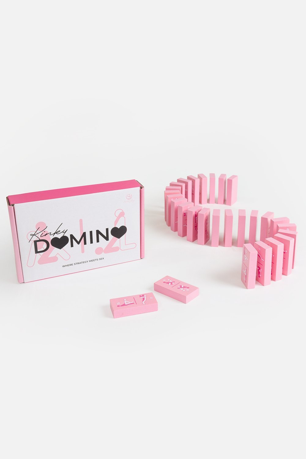 Dominos sexy en bois, 7 positions du Kamasutra