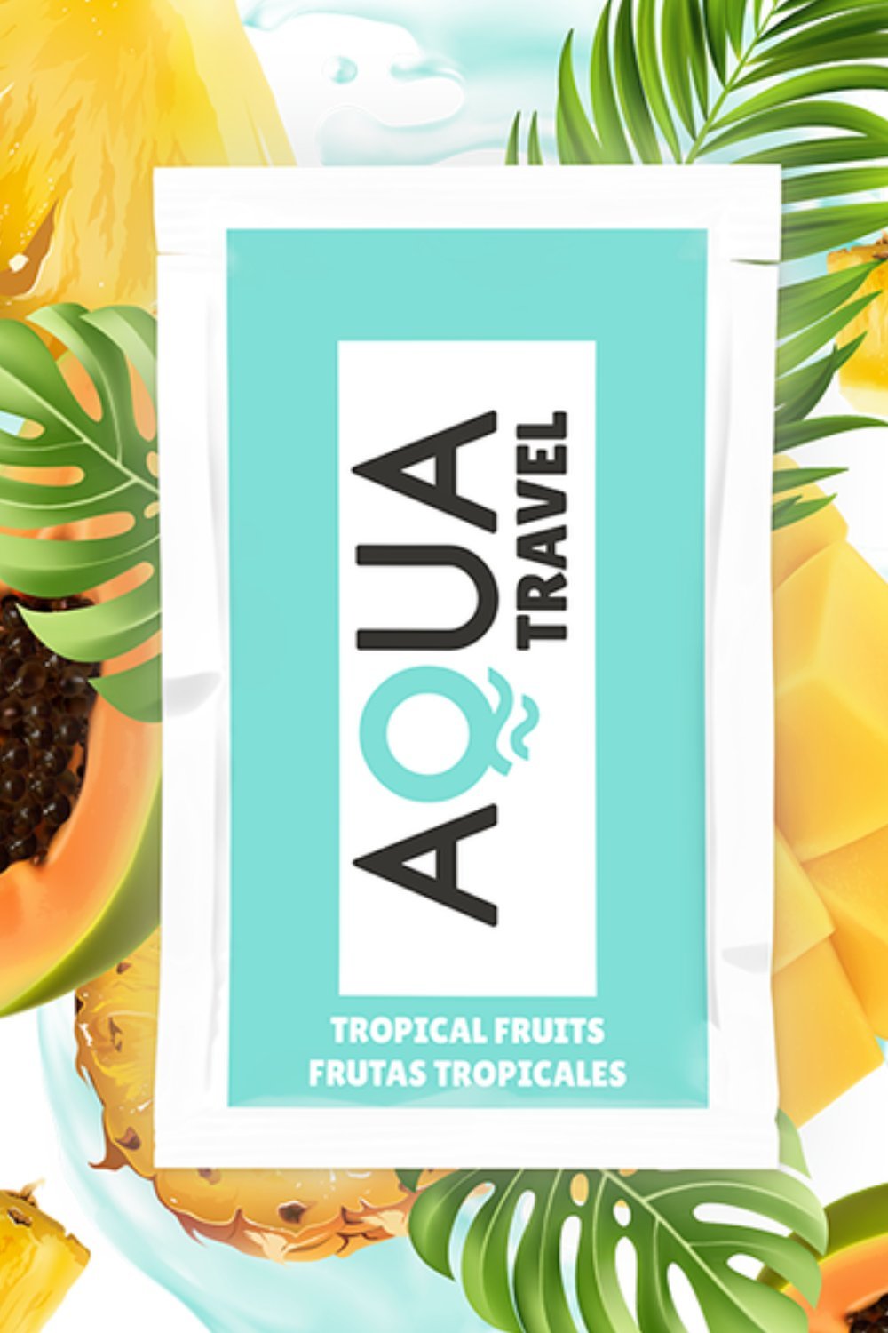 Dosette lubrifiant à l'eau saveur fruits tropicaux 6 ml