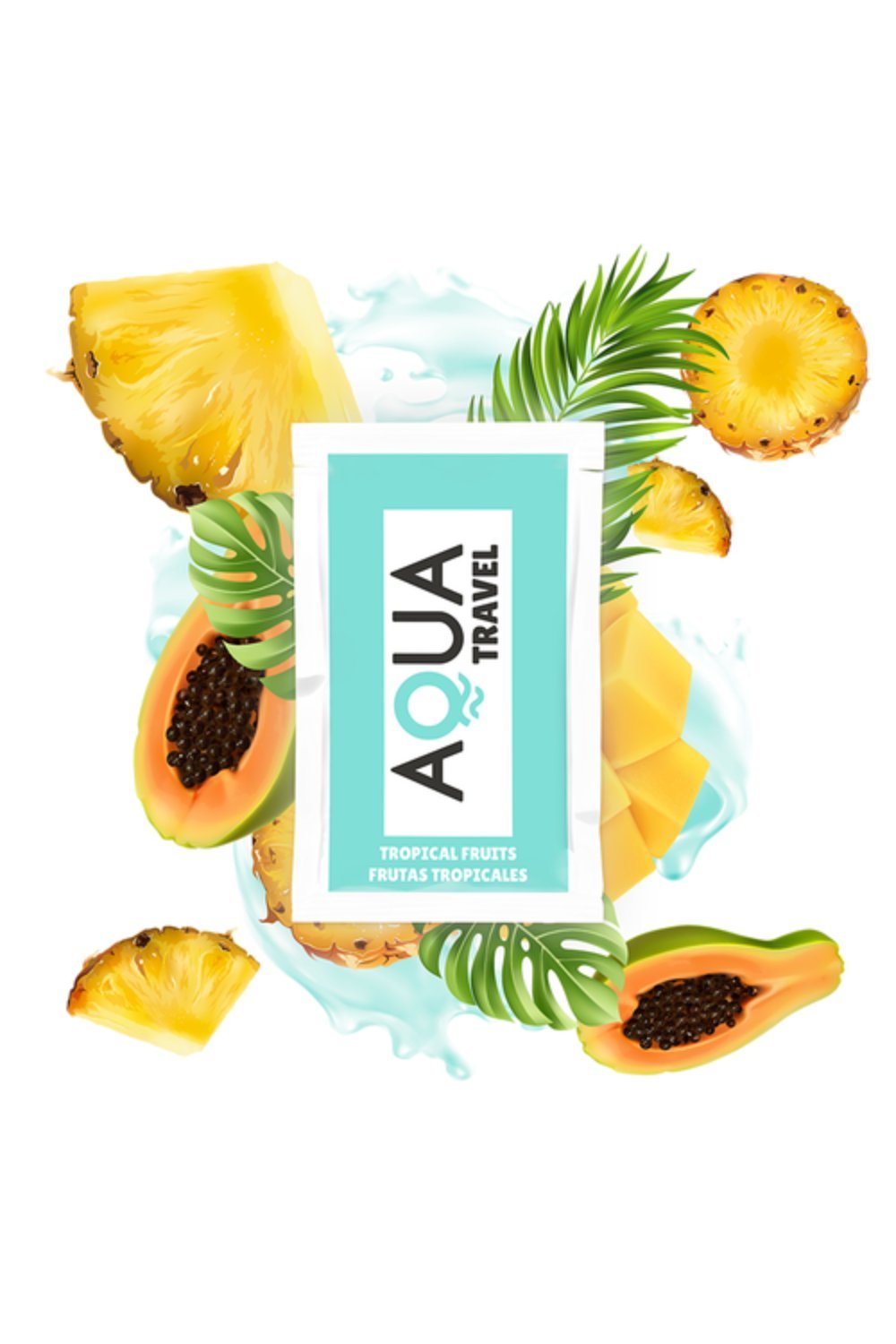 Dosette lubrifiant à l'eau saveur fruits tropicaux 6 ml