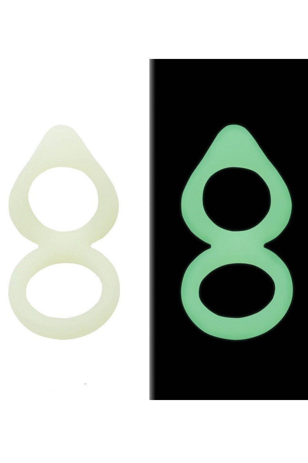Double cockring vert fluo
