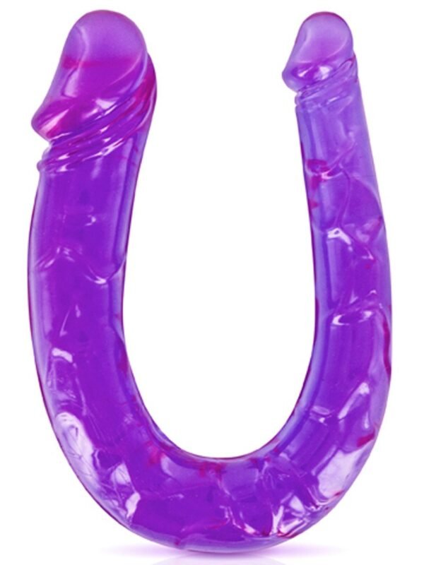 Double dong flexible 29,5 cm violet
