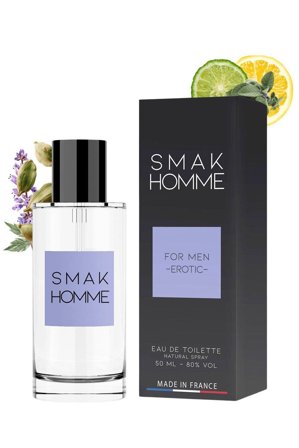 Eau de toilette séduction homme aromatique boisée 50 ml