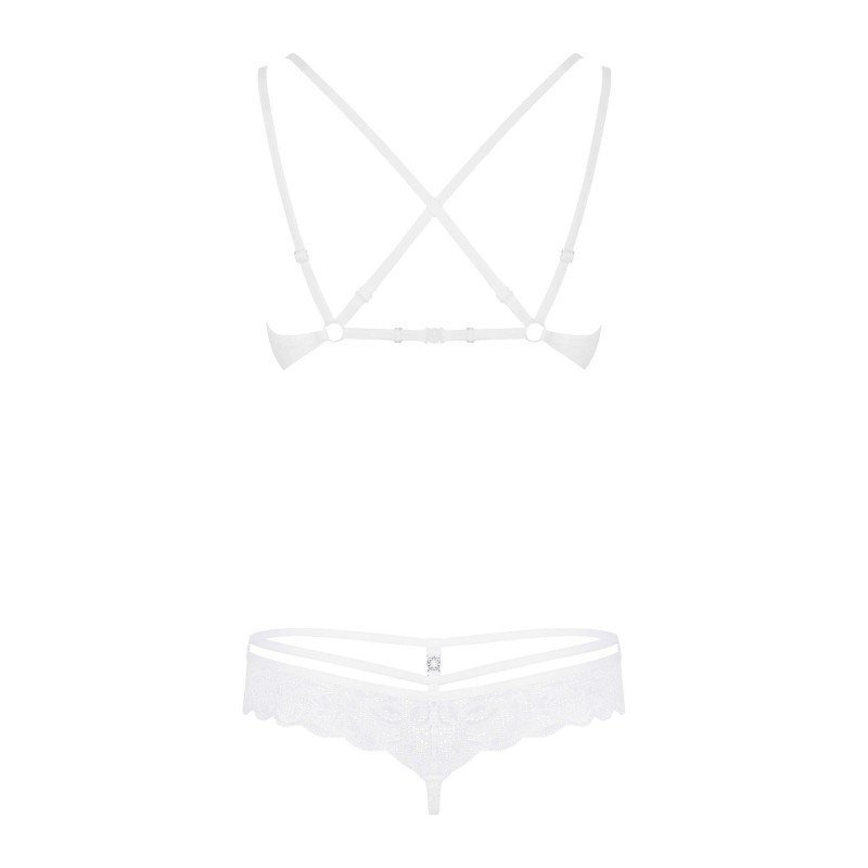 Ensemble dentelle blanche 860-SET-2 – Obsessive