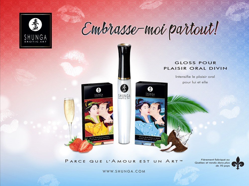 Gloss pour sexe oral saveur coco 10 ml
