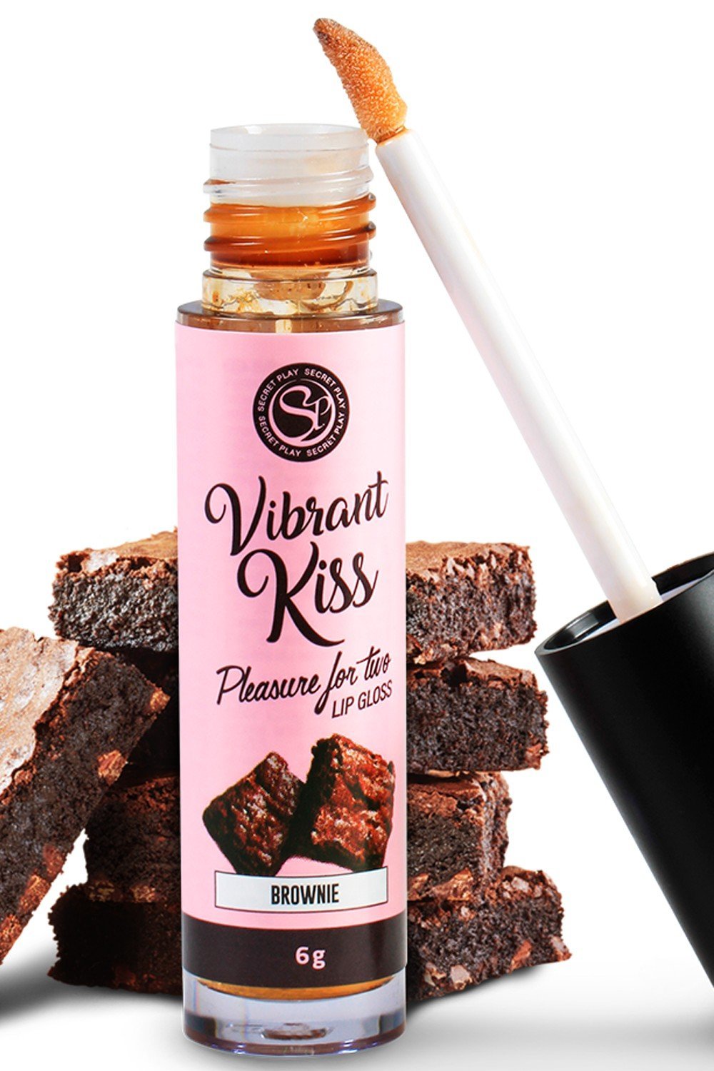 Gloss vibrant comestible saveur brownie 6 g