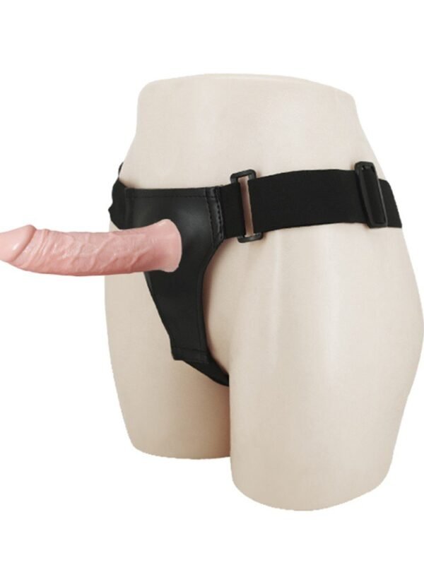 Gode ceinture creux vibrant à piles