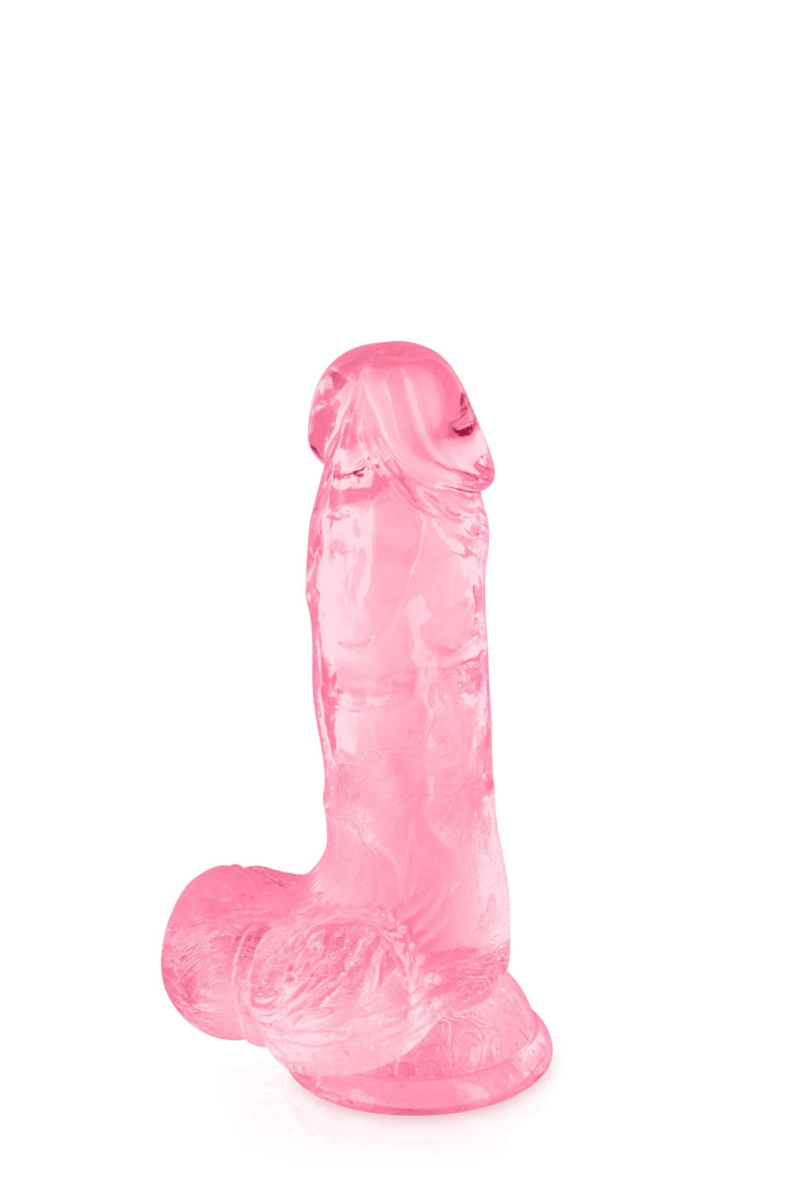 Gode jelly ventouse taille S rose