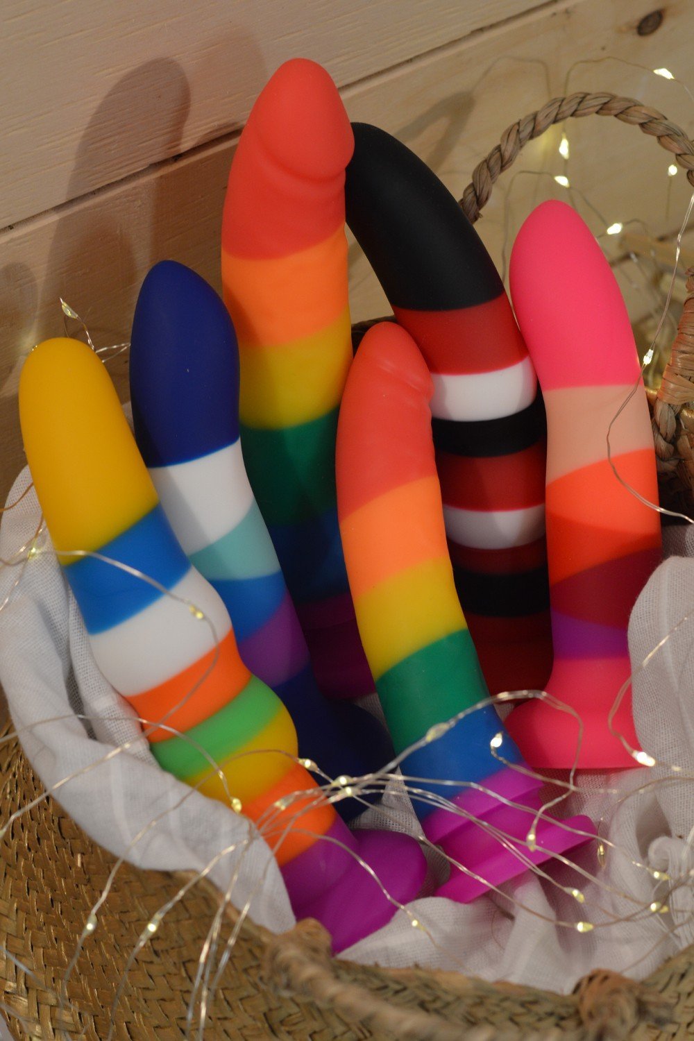 Godemichet ventouse 3 couleurs