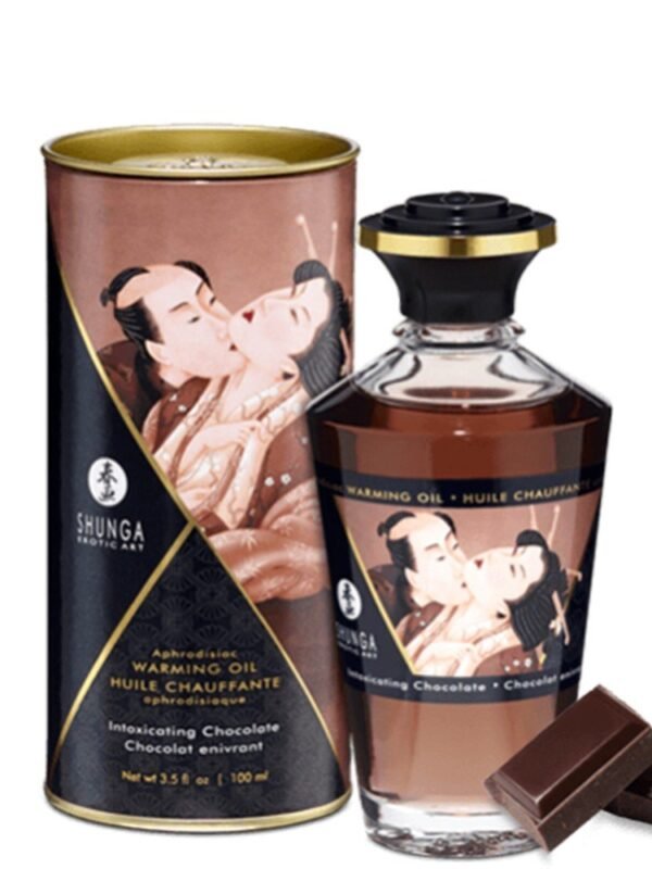 Huile chauffante comestible chocolat 100 ml